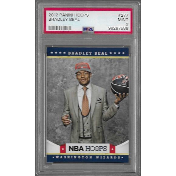 2012 Panini NBA Hoops Bradley Beal #277 Phoenix Suns Rookie RC PSA 9 Mint - Picture 1 of 2